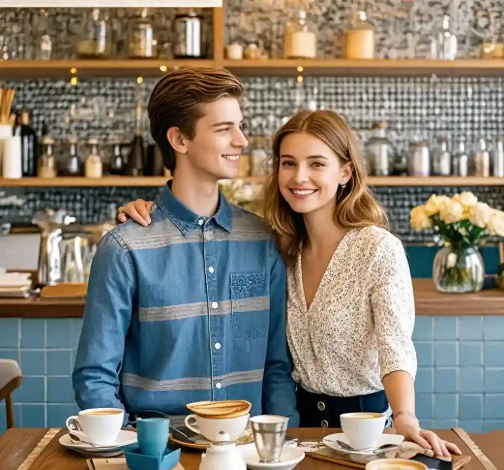 我在英国与法国女友咖啡店邂逅，共赴爱的奇妙征途